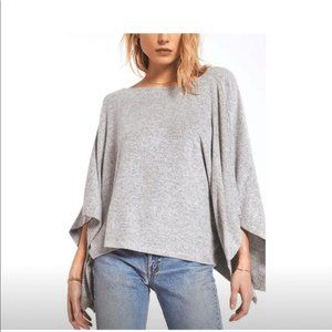 Z Supply Super Soft Women's Marled Poncho Size M/L